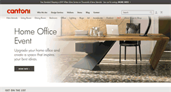 Desktop Screenshot of cantoni.com